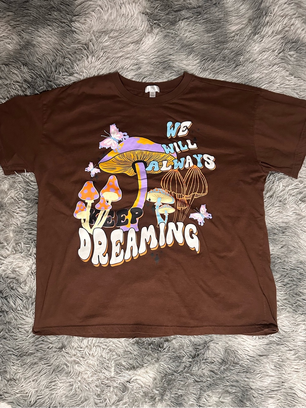 Mushroom trip graphic tee